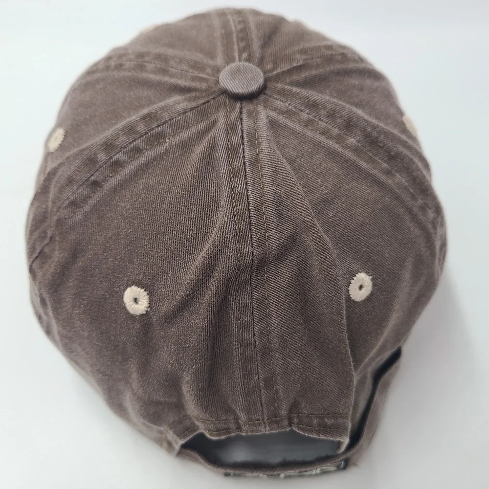 Outer Banks Hat Strapback Ahead Brown North Carolina Souvenir Casual Logo Men